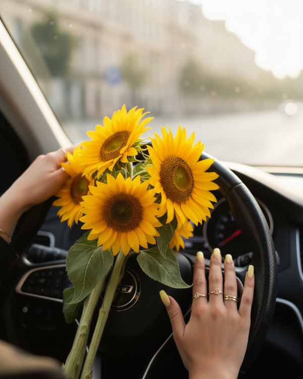 sun fade car wheel nails and flower Salon ready manicure Fake extensions Presson sticky artificial nails from happyhands8 
Happy hands 8 nails ready like salon manicure