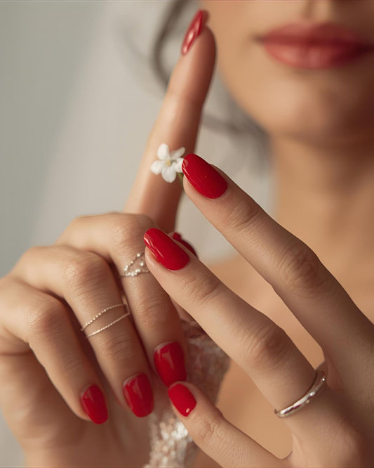 Indian Bridal Nail Art - HH8