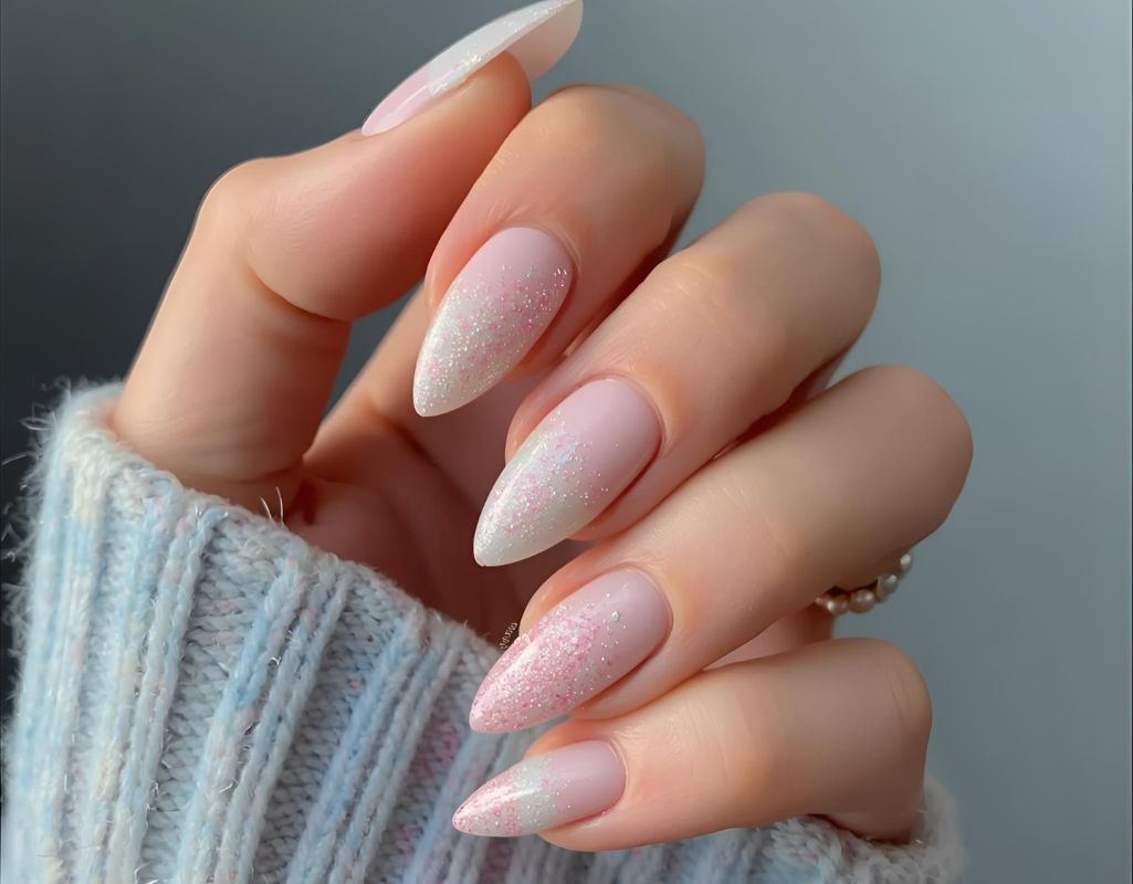 Glitter & Sparkle -Salon ready manicure Fake extensions Press on sticky artificial nails from happyhands8