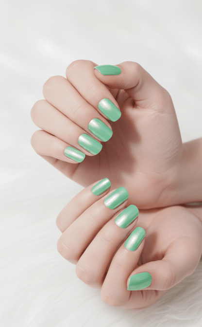 Iridescent Aura Press on Nails - Happyhands8