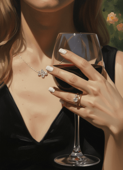 Pearl White Press On - Happyhands8